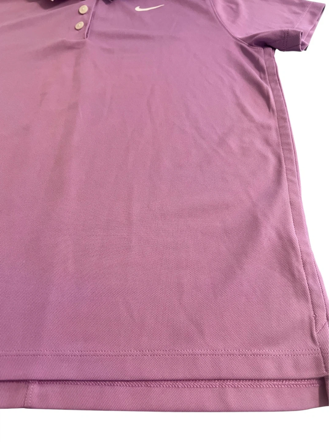 Nike Dri-FIT Women’s Polo Shirt – Lavender/Purple – Size Large - photo 2