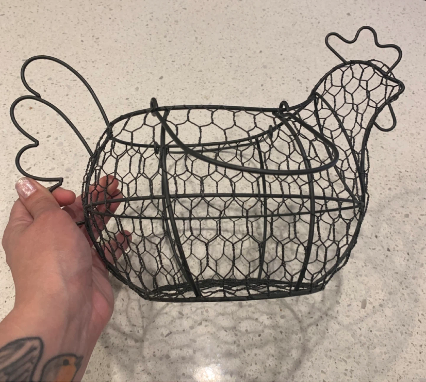 Wire Chicken Egg Basket