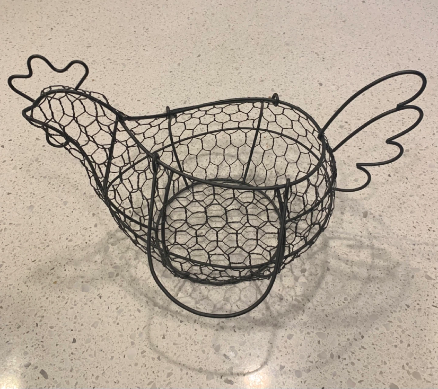 Wire Chicken Egg Basket - photo 2