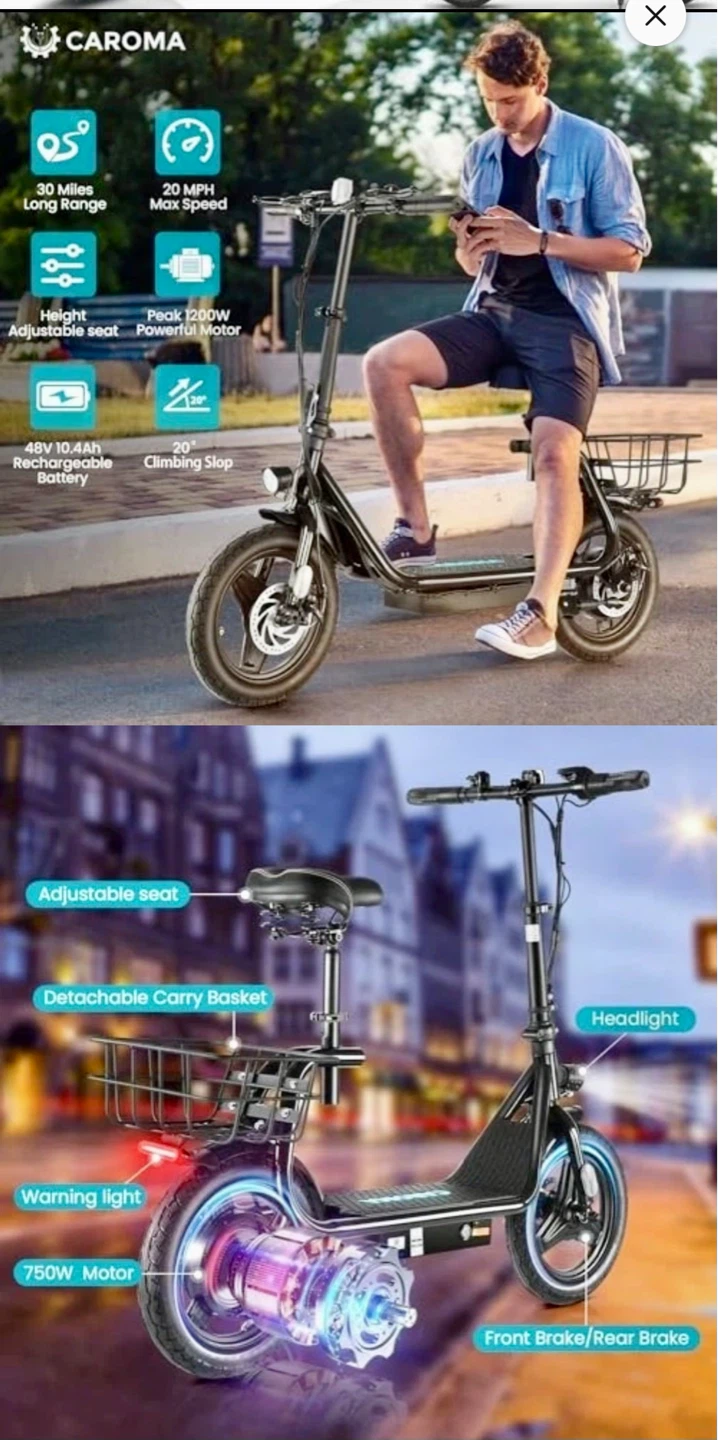 Caroma  1200 W electric scooter - photo 2