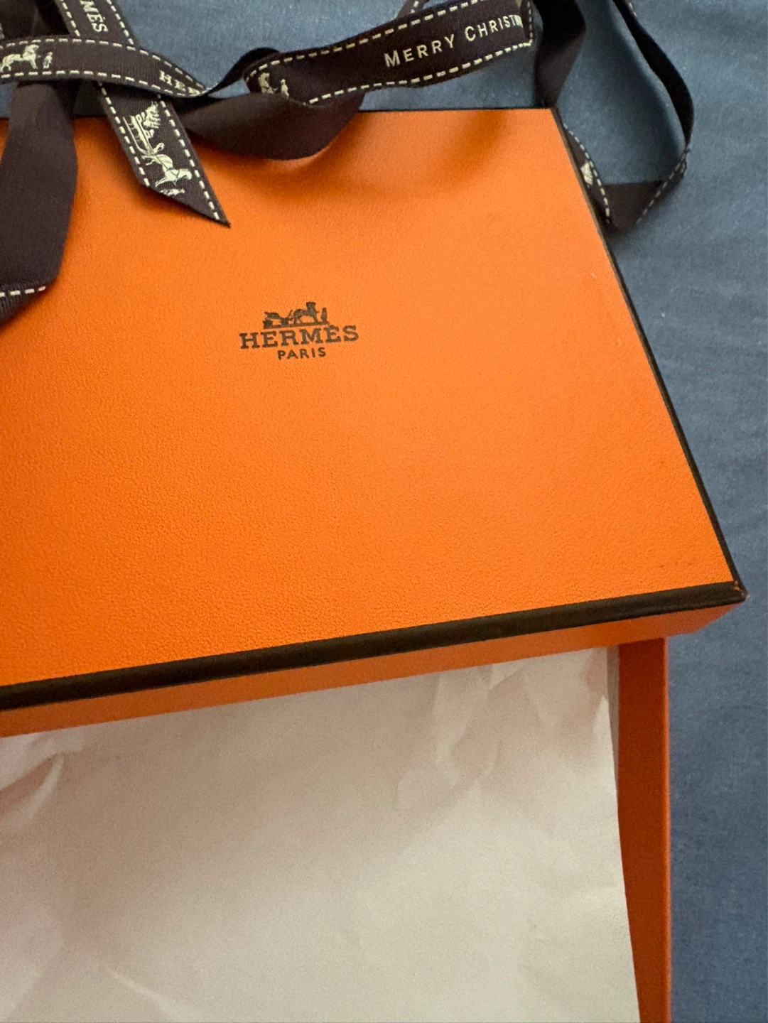 Hermès Orange Gift Box with Ribbon - photo 2