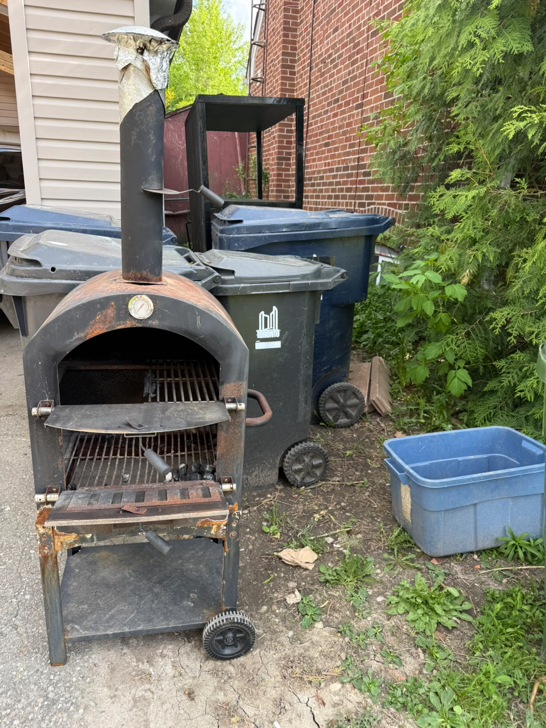 Multi-purpose outdoor fire pit and oven - photo 3