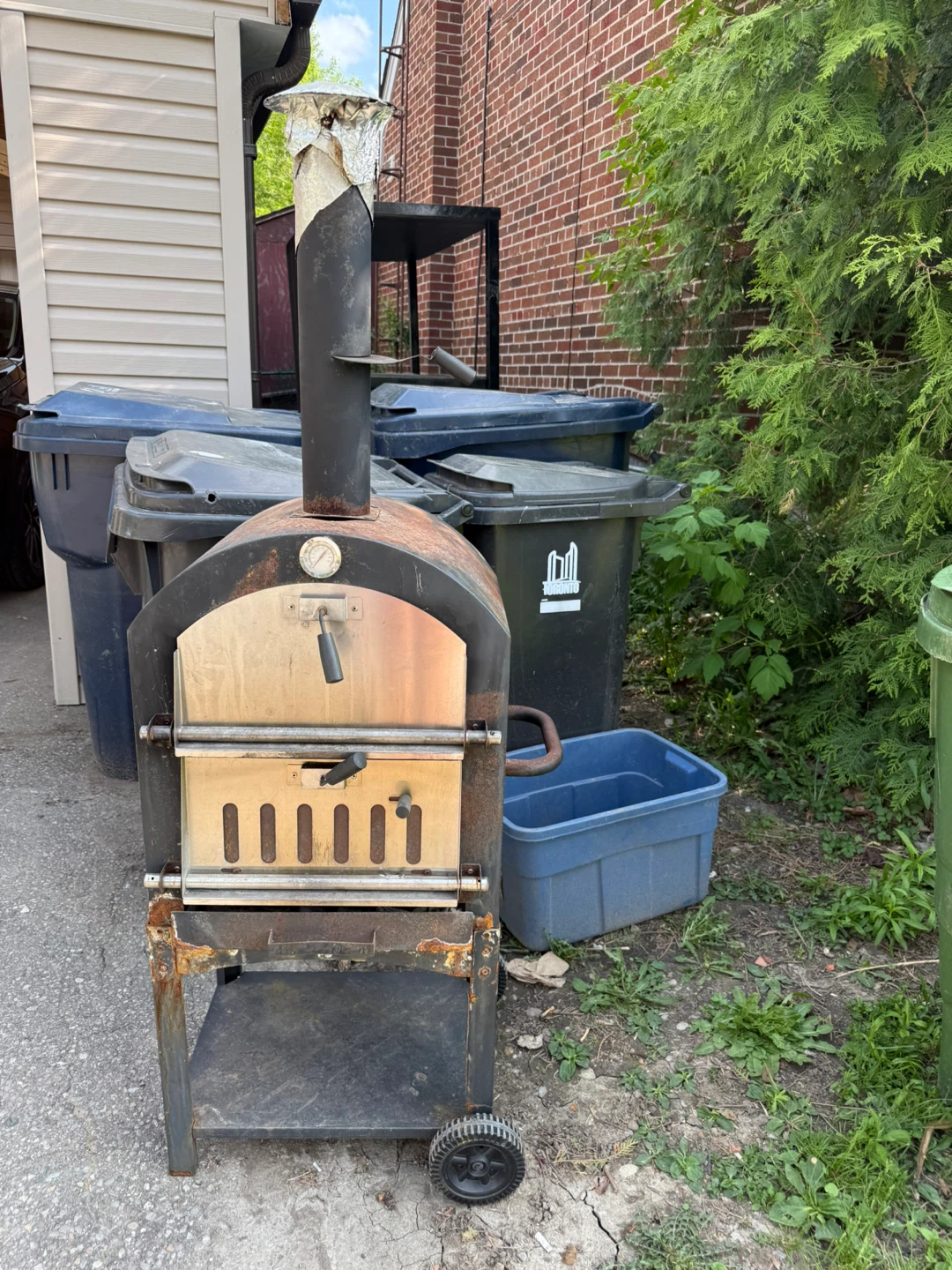 Multi-purpose outdoor fire pit and oven - photo 2