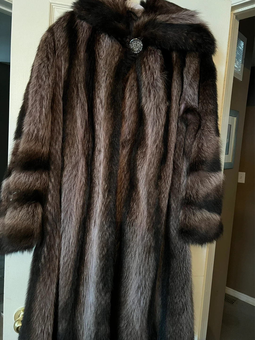 Polar Fox Women’s Fur Coat, Medium Size.