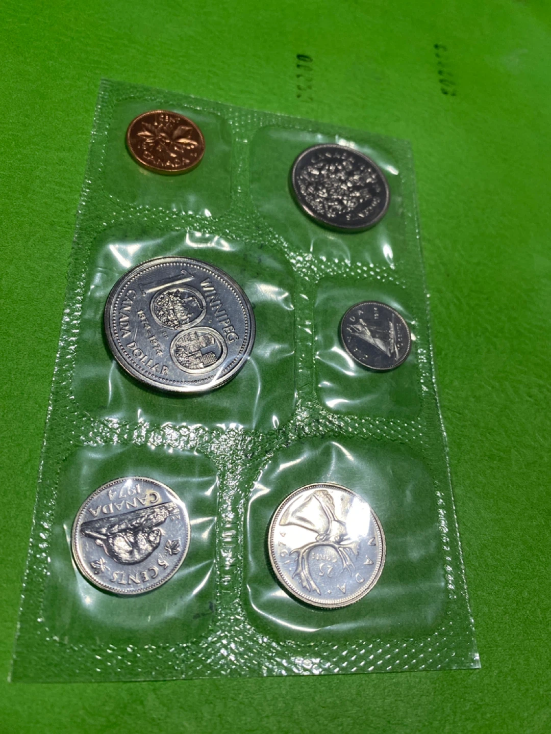 1974 Canadian Coin Set - photo 2