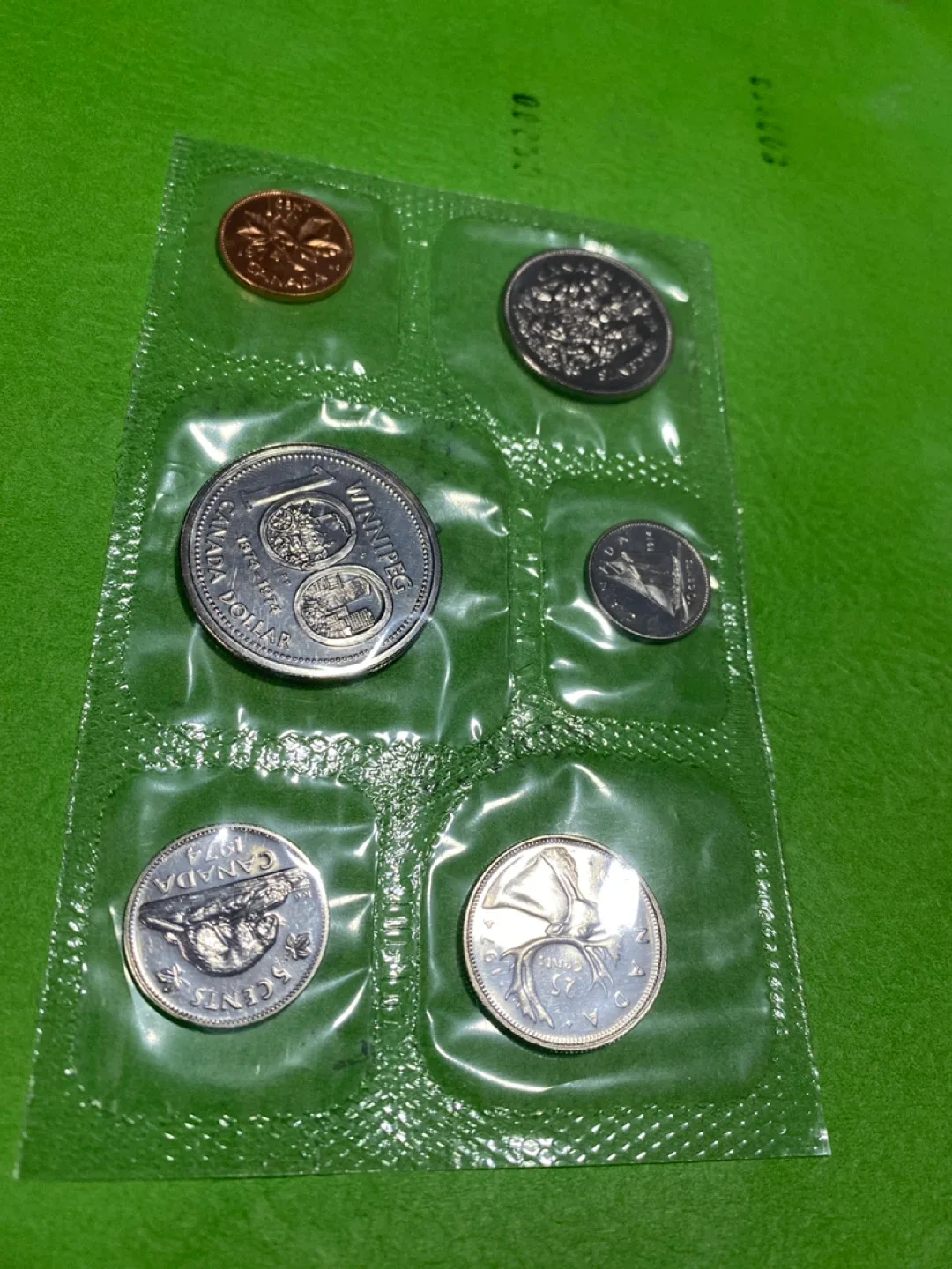 1974 Canadian Coin Set - photo 2