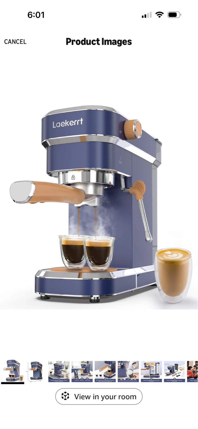 Laekert Espresso Machine, latte machine - photo 4