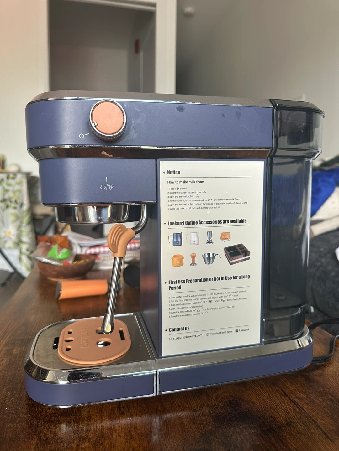 Laekert Espresso Machine, latte machine - photo 3