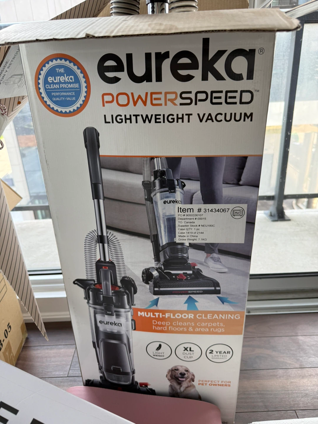 Eureka Powerspeed Lightweight Vacuum Cleaner