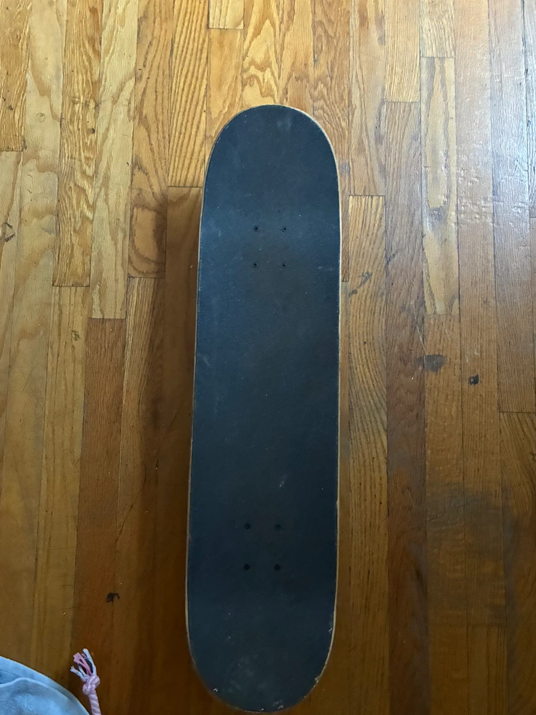 Skateboard with Flame and Checkerboard Design - photo 2
