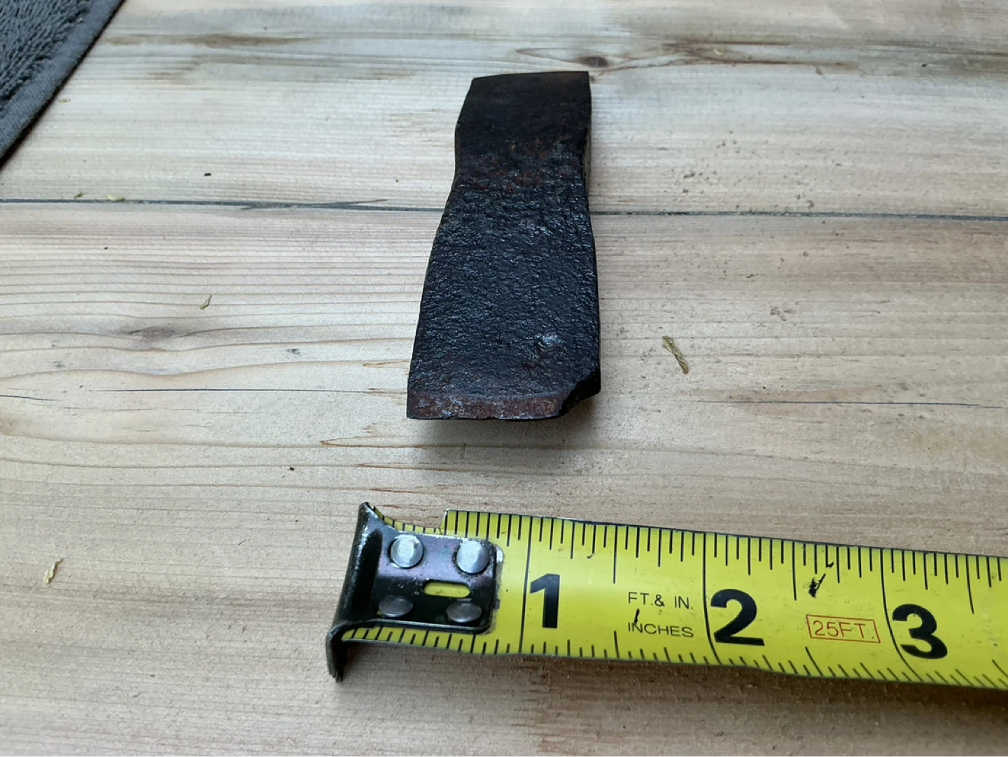 Antique Blacksmith Hand Forged Iron Axe Head ! - photo 5
