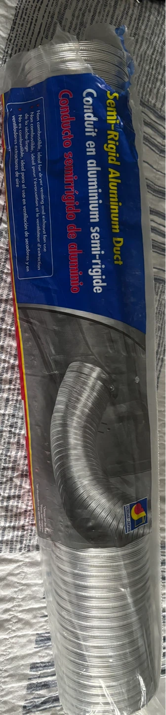 Semi-Rigid Aluminum Duct 4" X 8' - photo 3