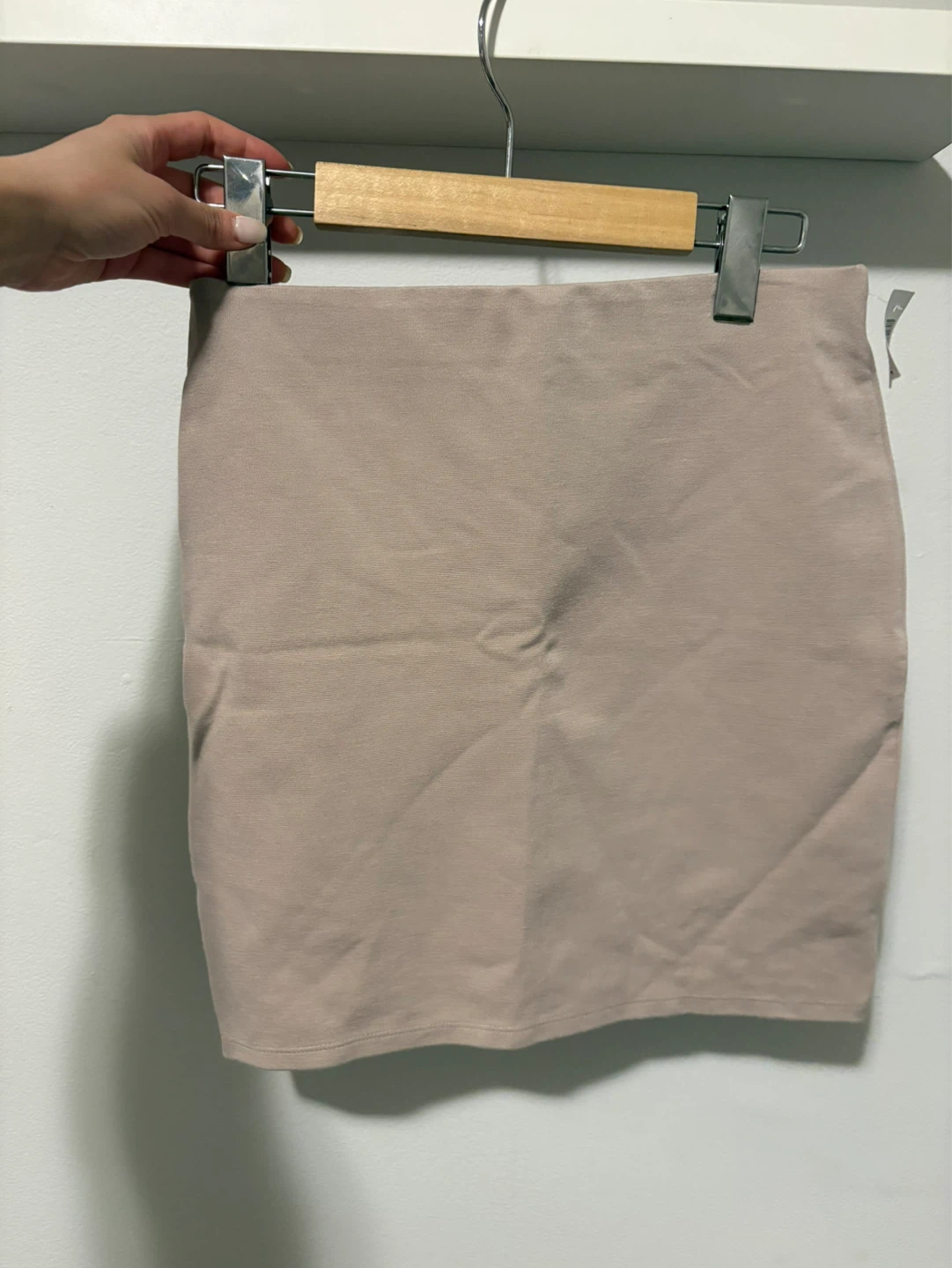Sunday Best Taupe Asymmetrical Skirt - Size S - photo 3
