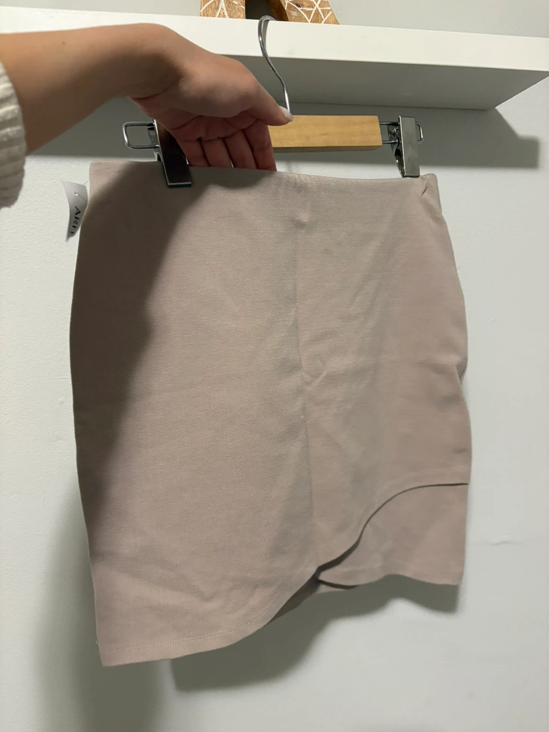 Sunday Best Taupe Asymmetrical Skirt - Size S - photo 2