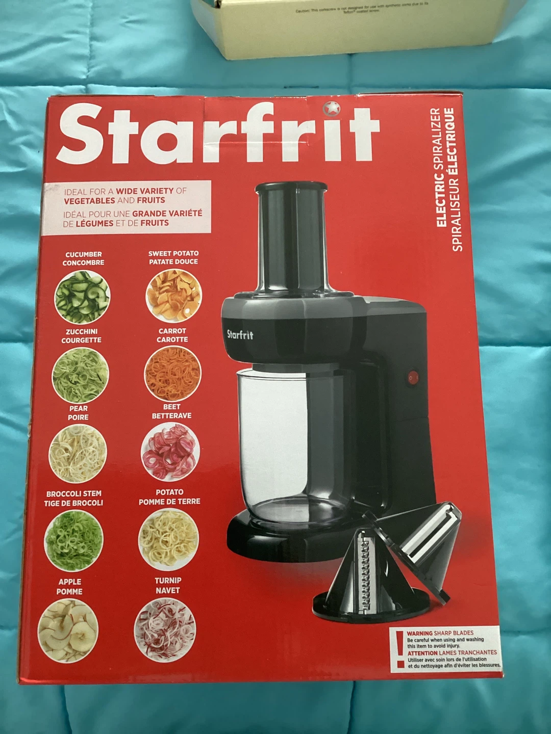 Starfrit Electric Spiralizer NEW in the box - photo 3