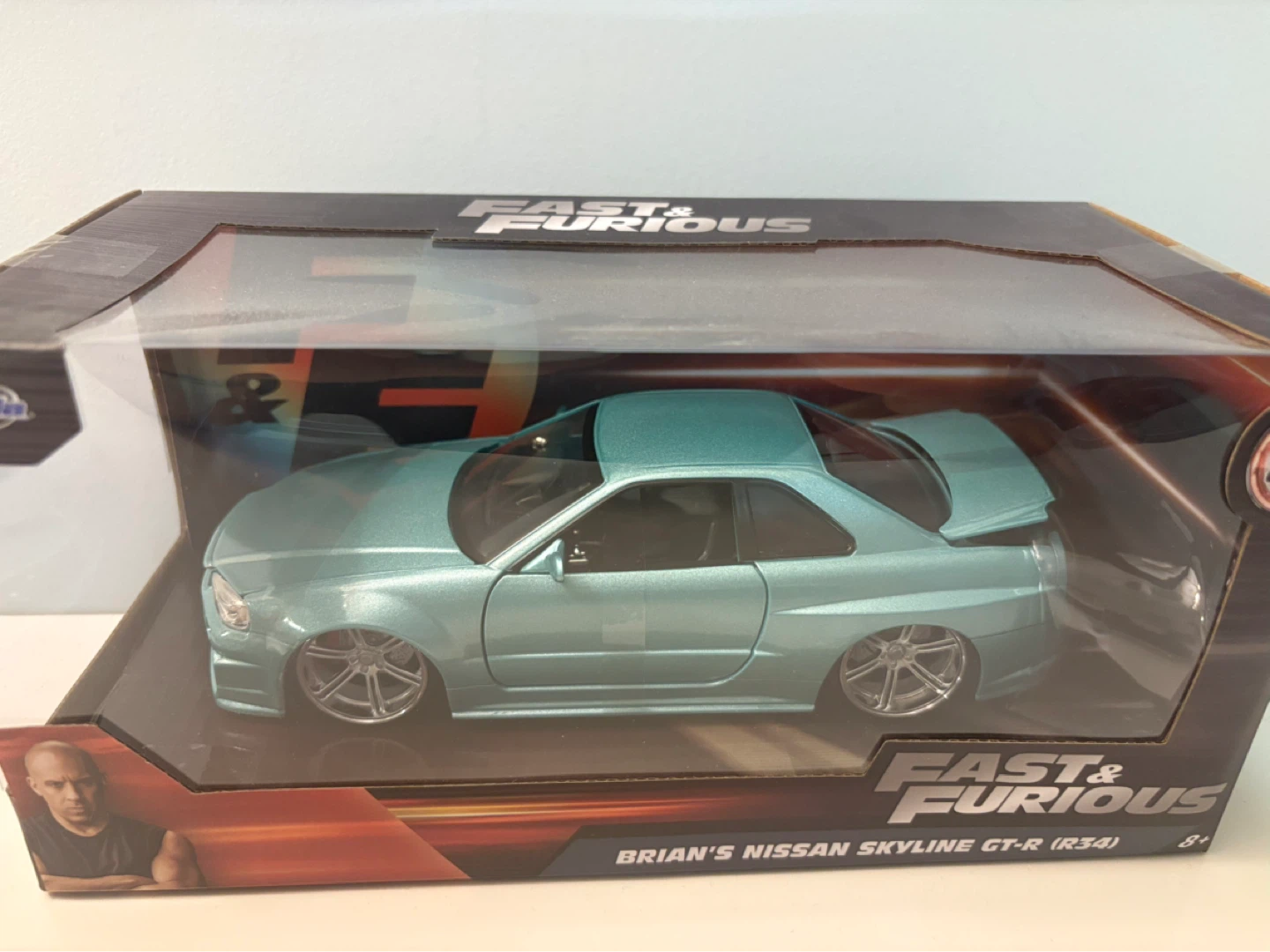 Jada Fast & Furious Brian's Nissan Skyline GT-R (R34) Die-cast