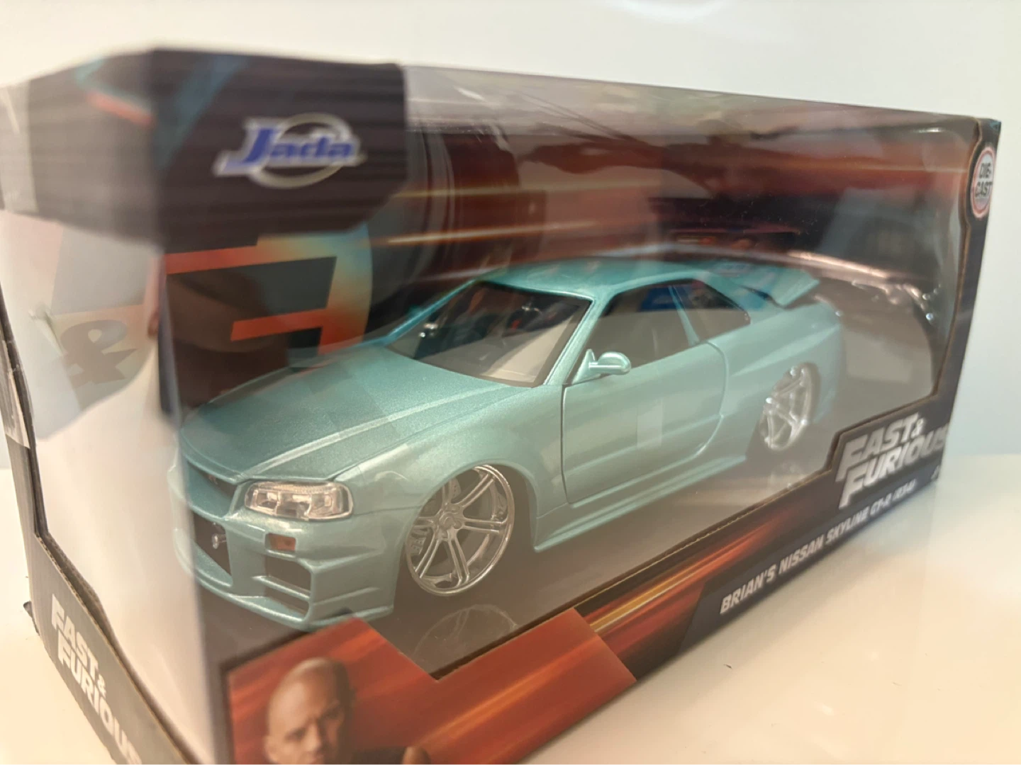 Jada Fast & Furious Brian's Nissan Skyline GT-R (R34) Die-cast - photo 3