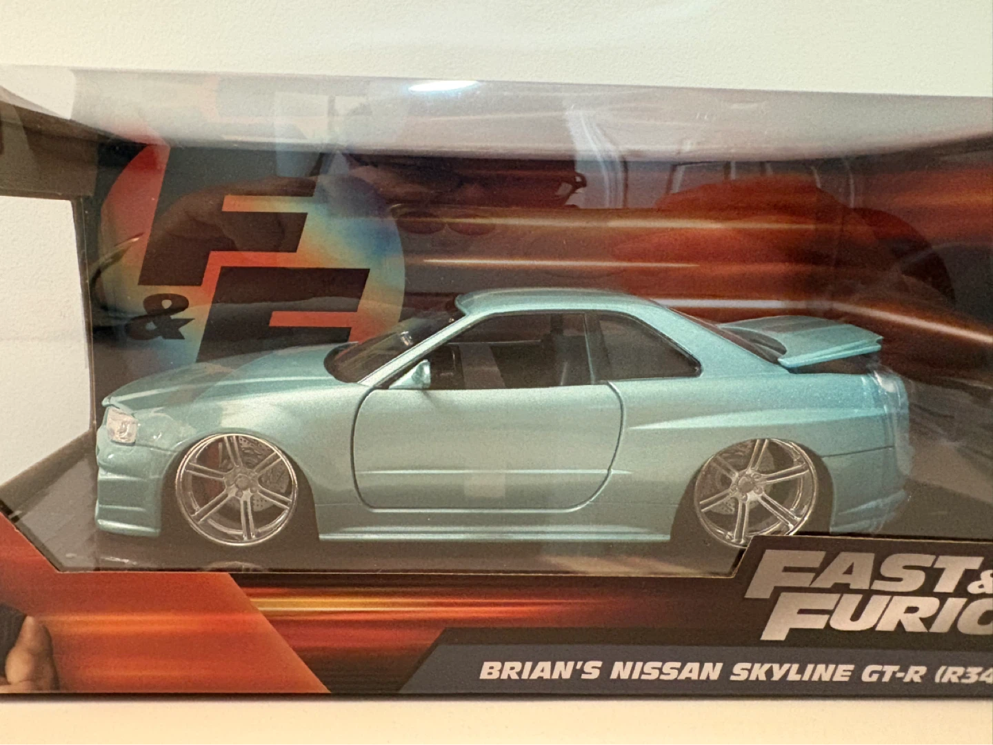 Jada Fast & Furious Brian's Nissan Skyline GT-R (R34) Die-cast - photo 2