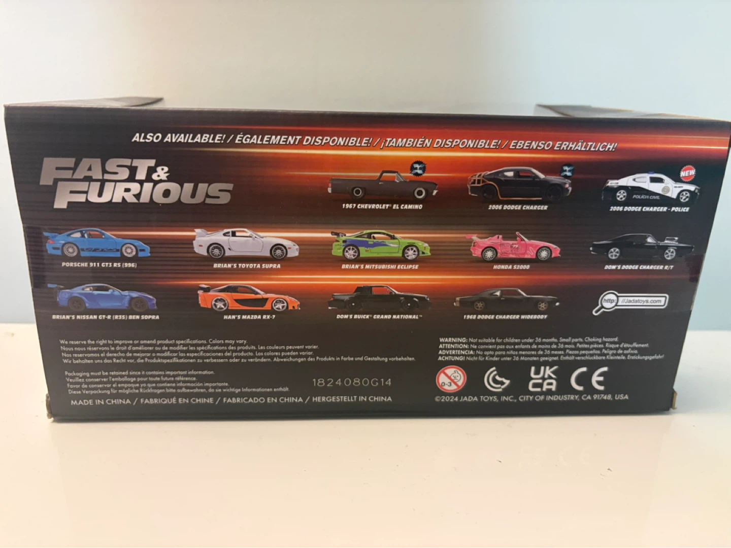 Jada Fast & Furious Brian's Nissan Skyline GT-R (R34) Die-cast - photo 5