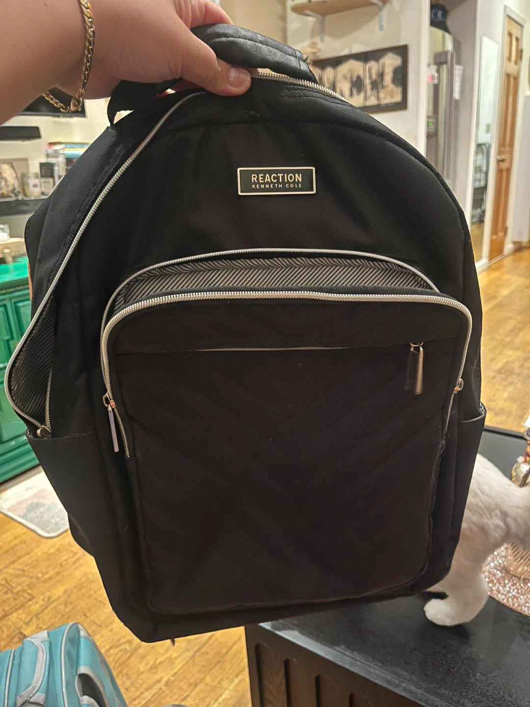 Black Kenneth Cole Reaction Backpack