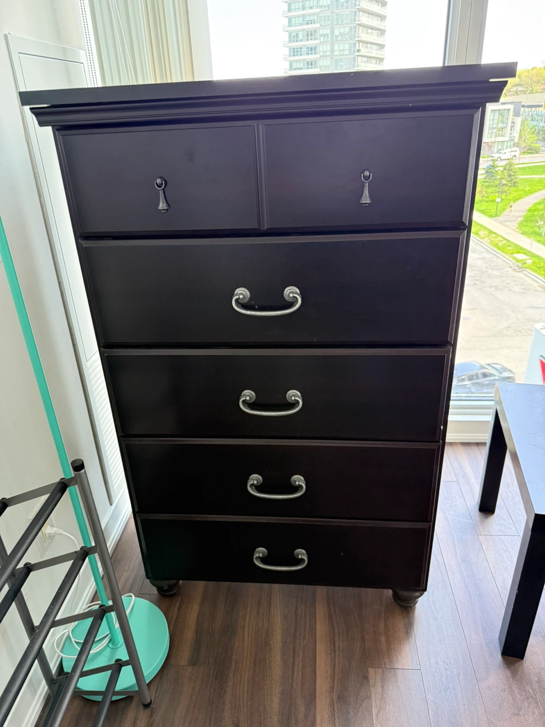 Dark Brown 6-Drawer Dresser