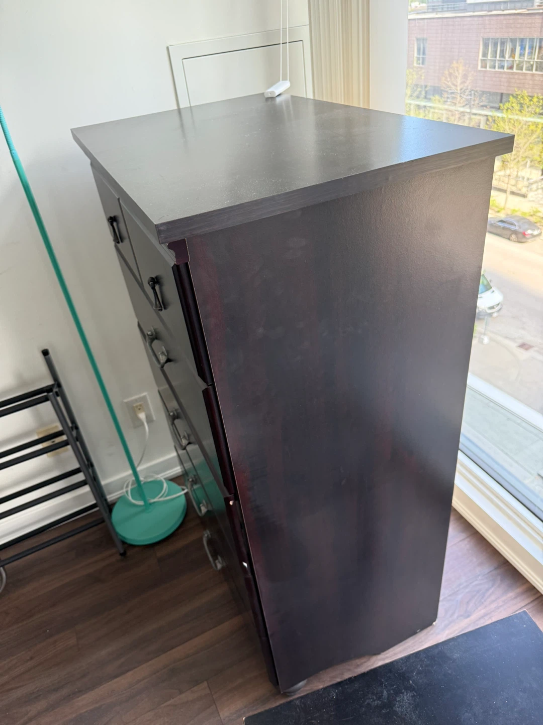 Dark Brown 6-Drawer Dresser - photo 3