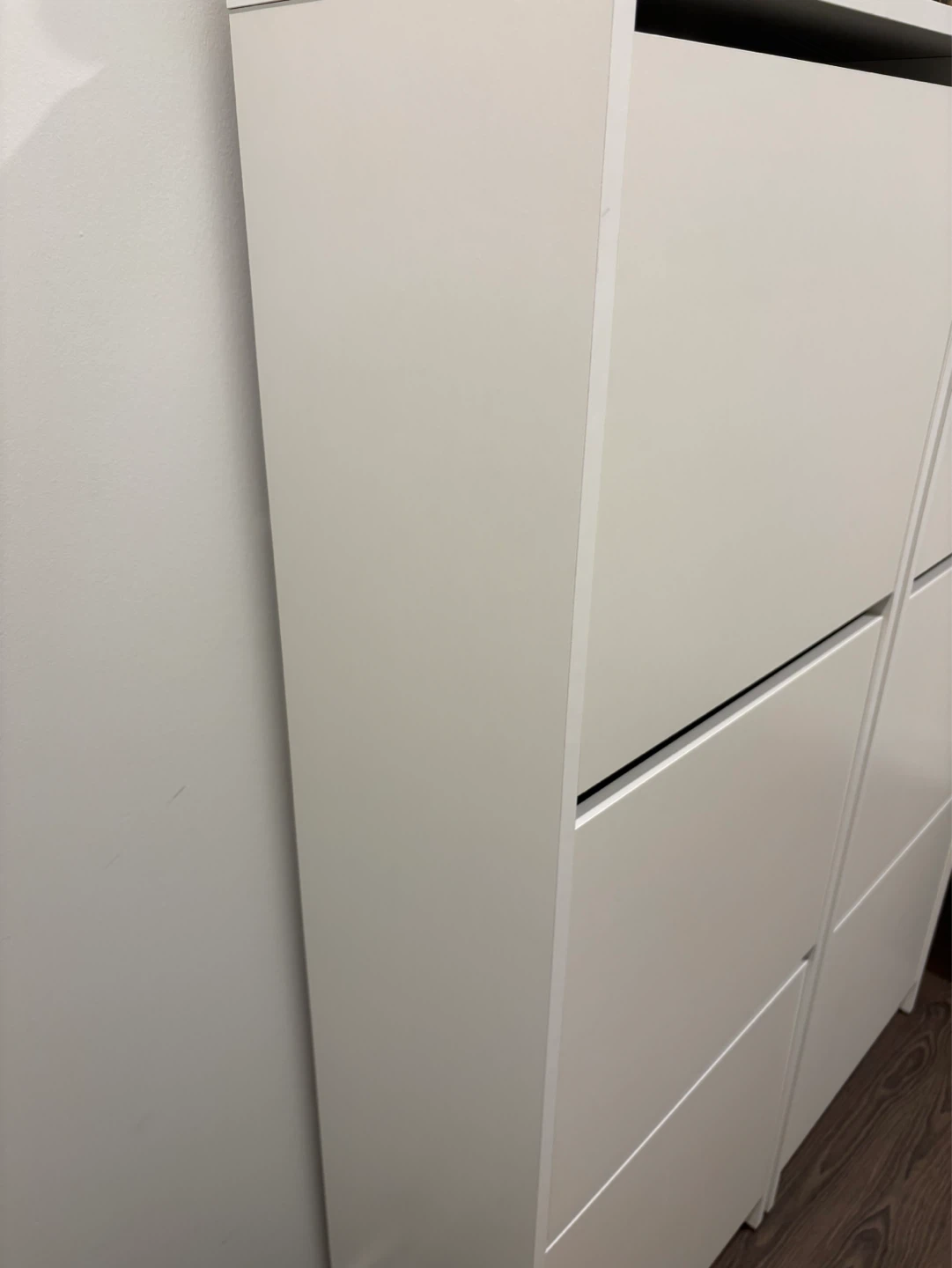 IKEA White 3-Drawer Shoe Cabinet - photo 2