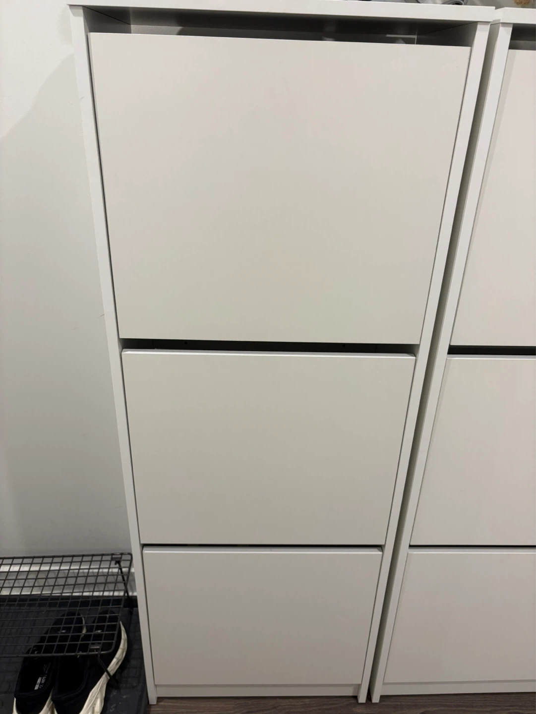 IKEA White 3-Drawer Shoe Cabinet