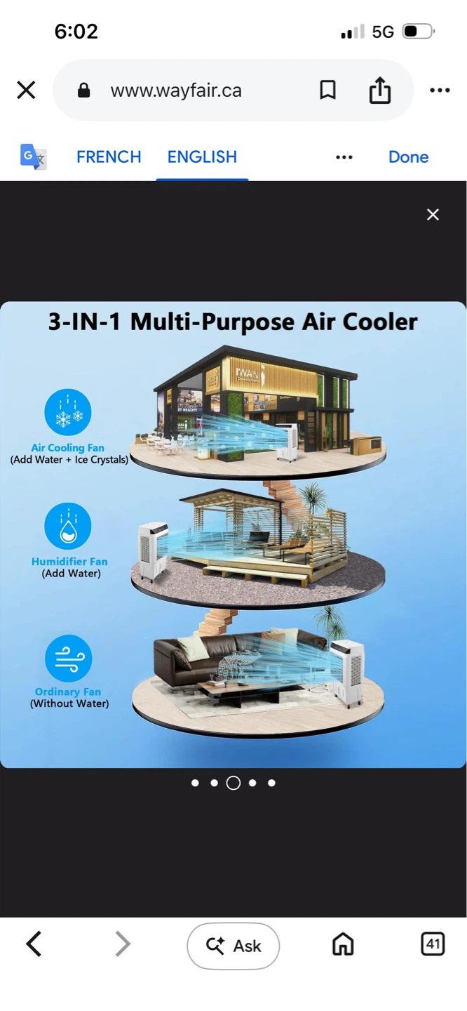 3-in-1 Multi-Purpose Air Cooler - photo 5