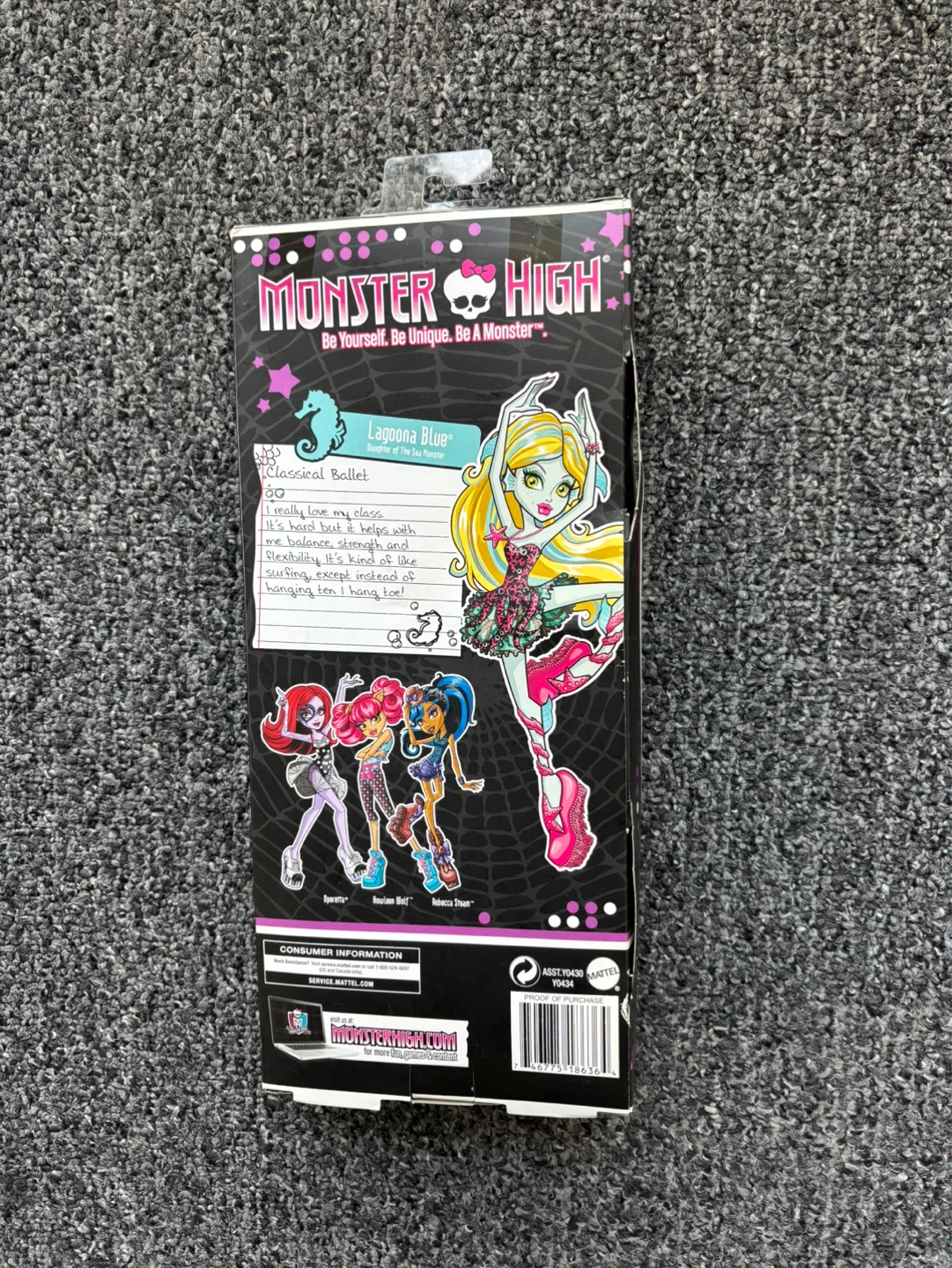 Monster High Lagoona Blue Classical Ballet Doll - photo 2