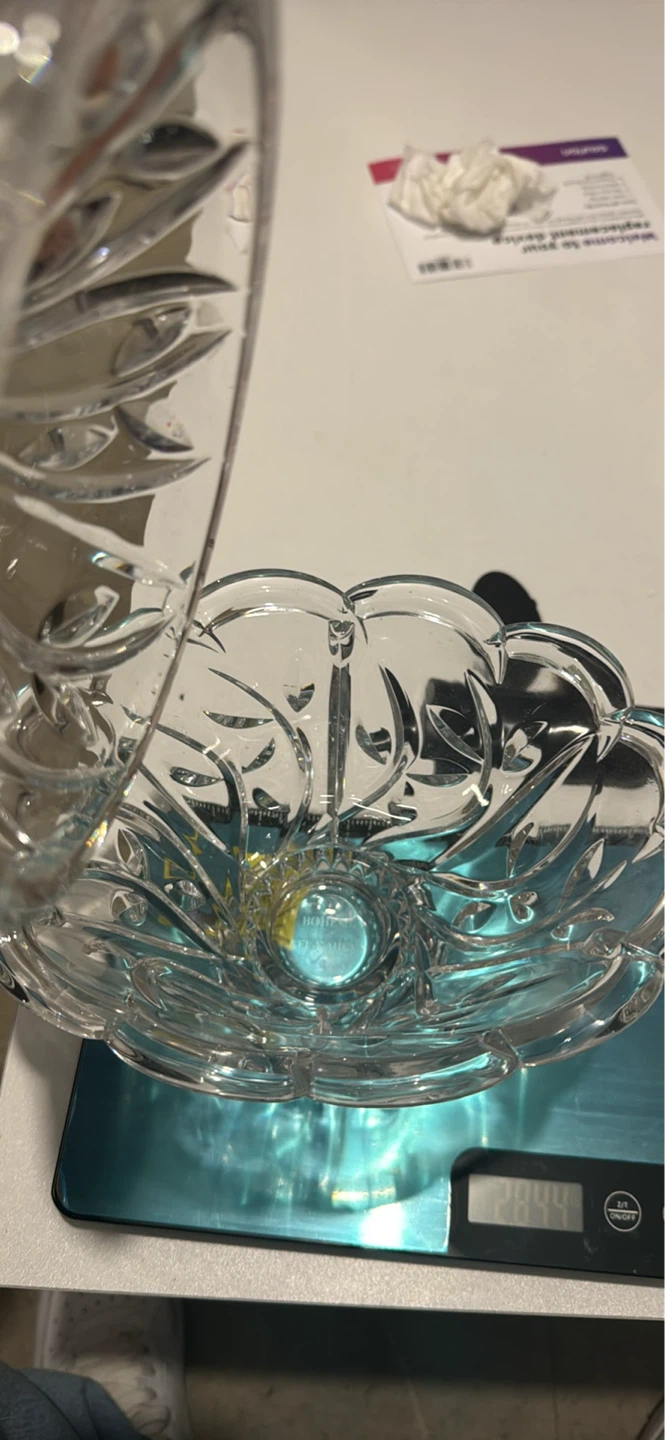 Crystal Footed Candy Dish with Lid - photo 2