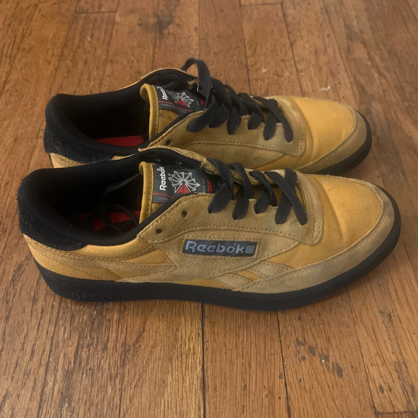 Reebok Yellow Suede Sneakers - photo 3