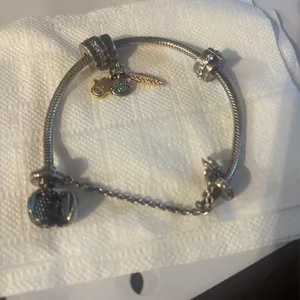 Pandora Style Bracelet with Charms
