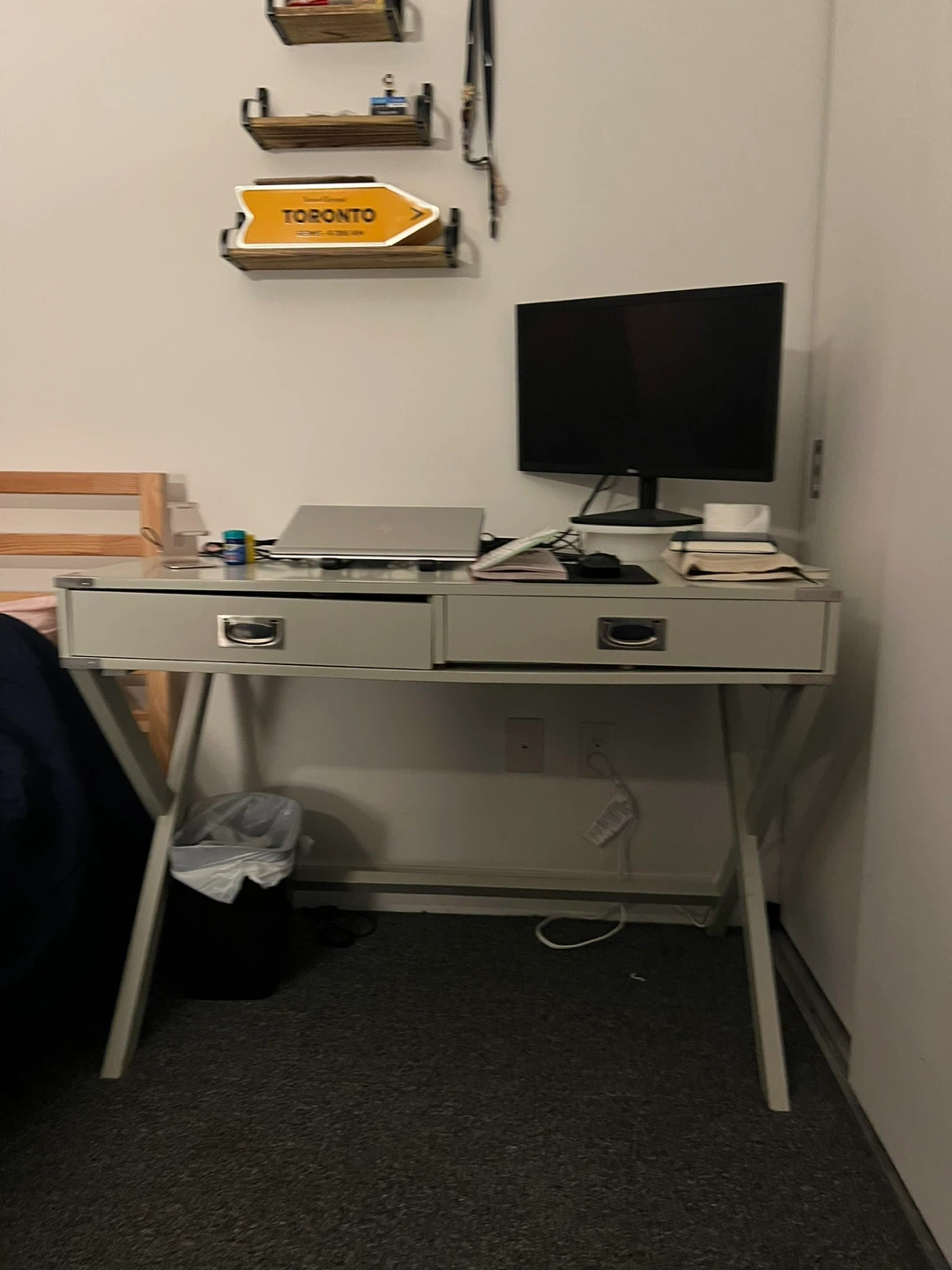 Grey Writer Desk