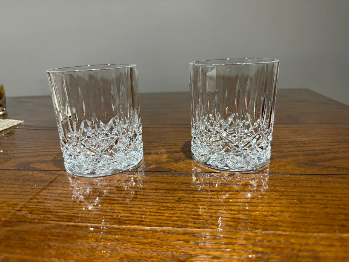 Crystal Whiskey Glasses - Set of 2