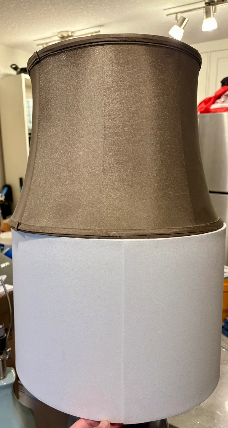 Gold Fabric Lamp Shade - photo 5