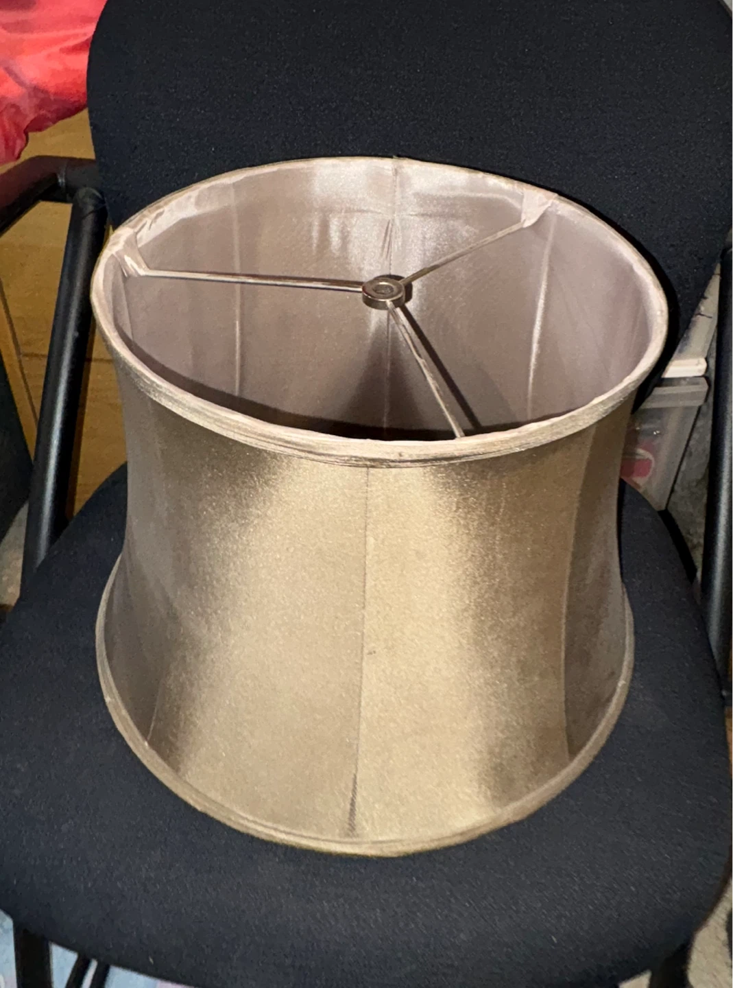 Gold Fabric Lamp Shade