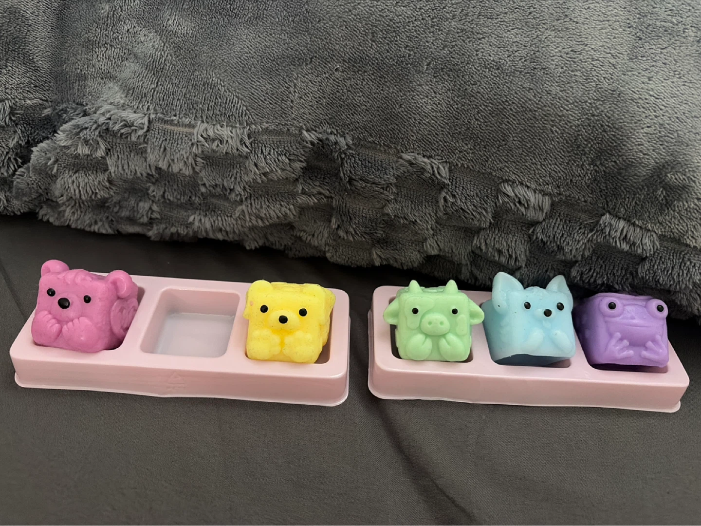 Set of 5 Animal-Shaped Squishy Toys