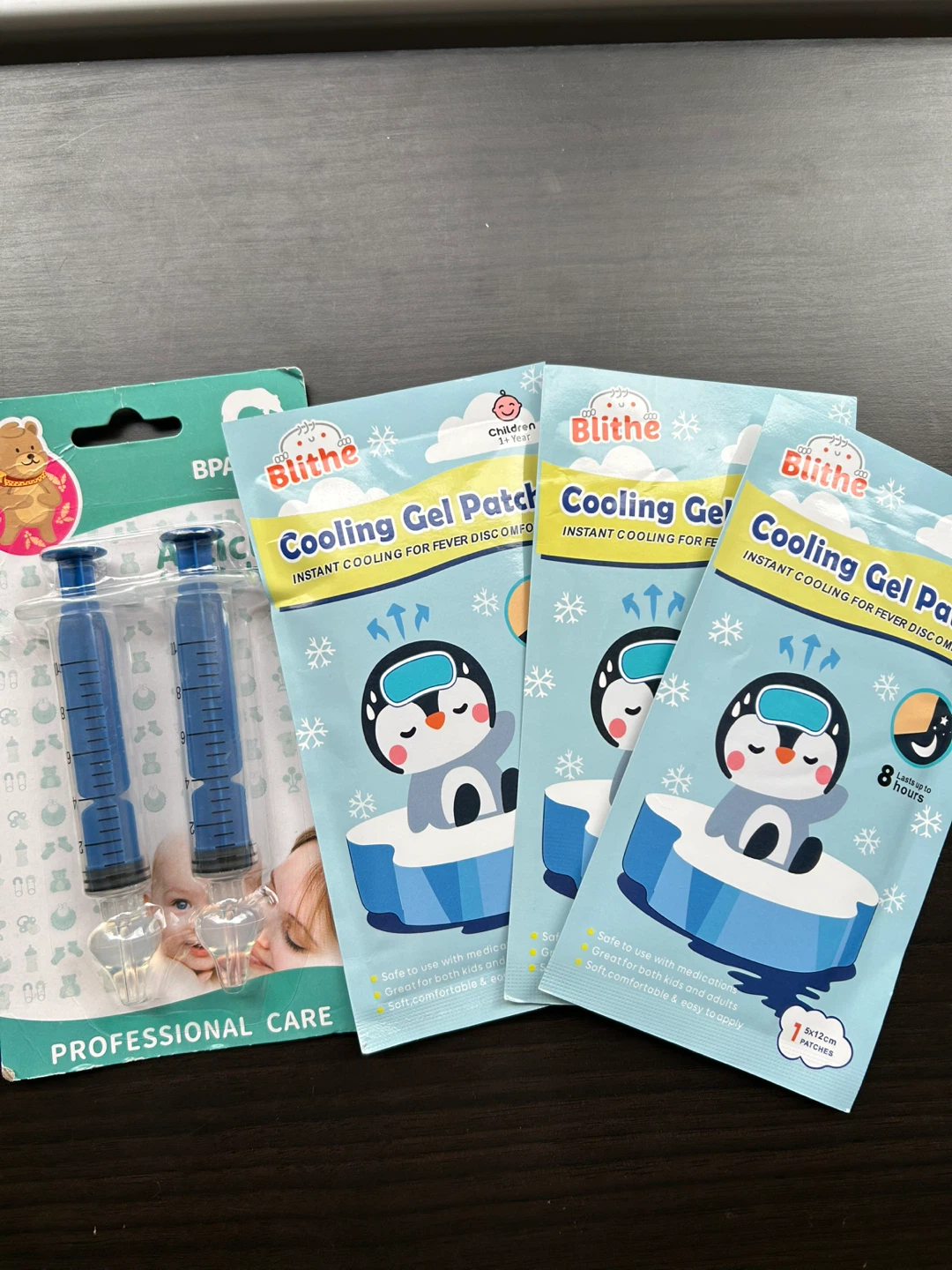 Cooling Gel Patches for Fever and Nose Suction