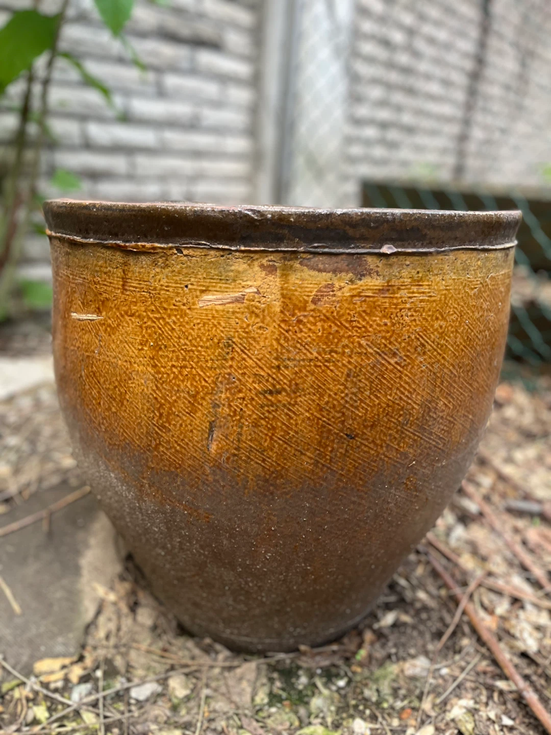 Vintage Ceramic Planter Pot