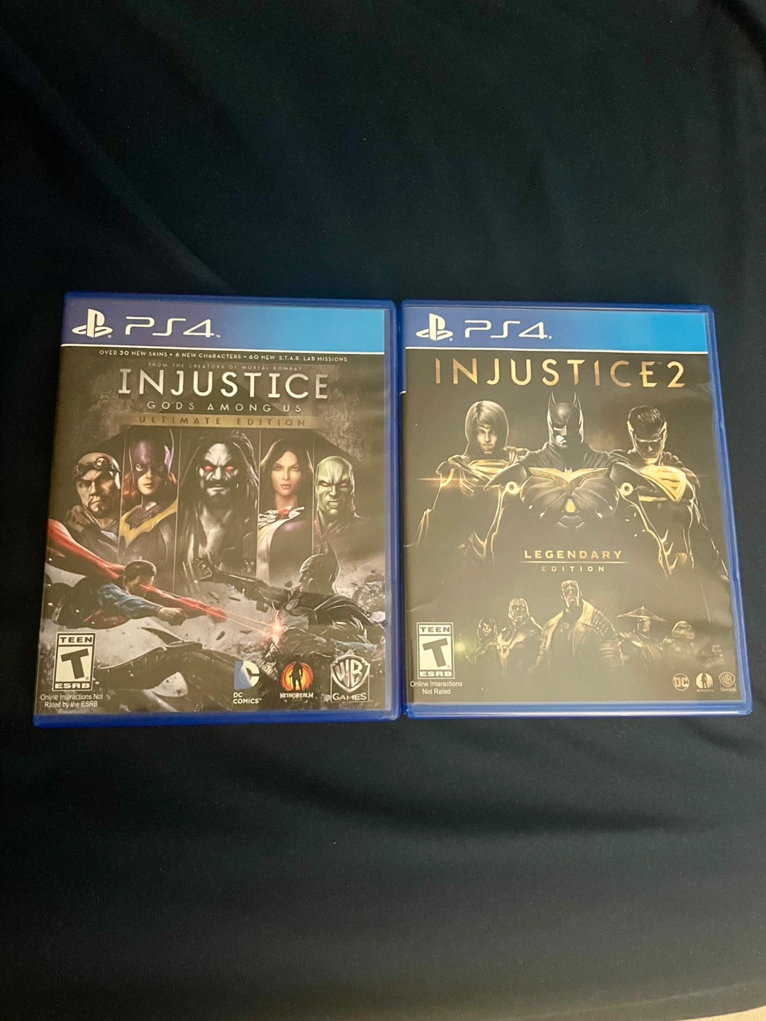 PS4 Injustice Gods Among Us and Injustice 2