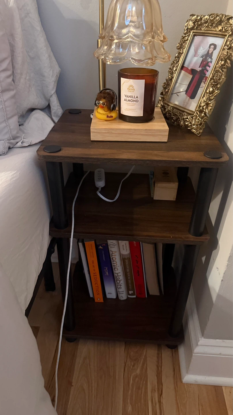 2-Tier Nightstand Side Table