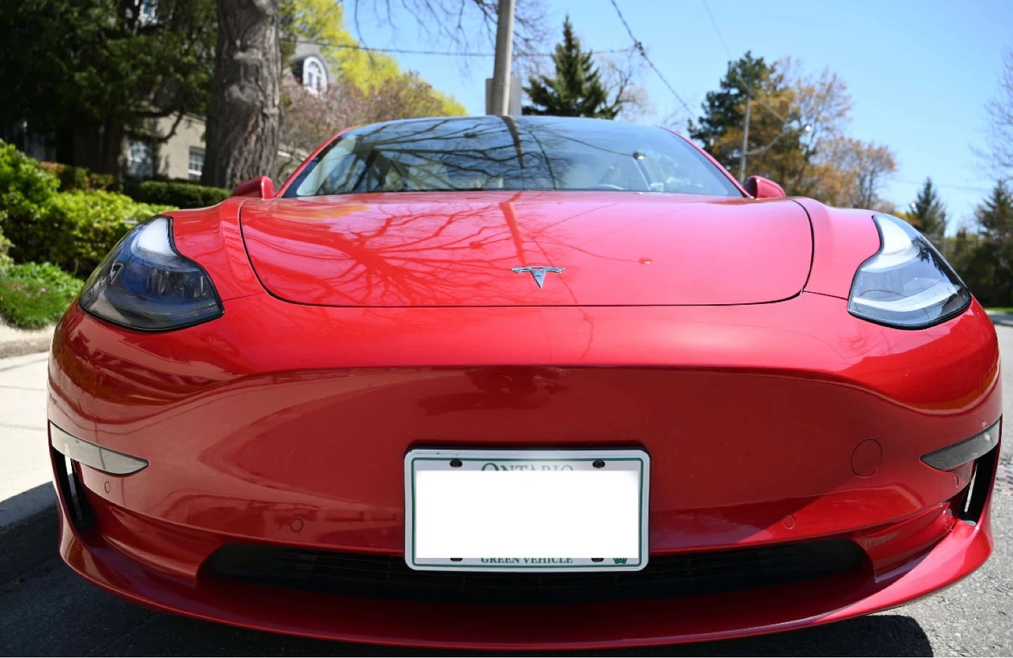 2021 Tesla Model 3 Long Range AWD – Red / White Interior - photo 4