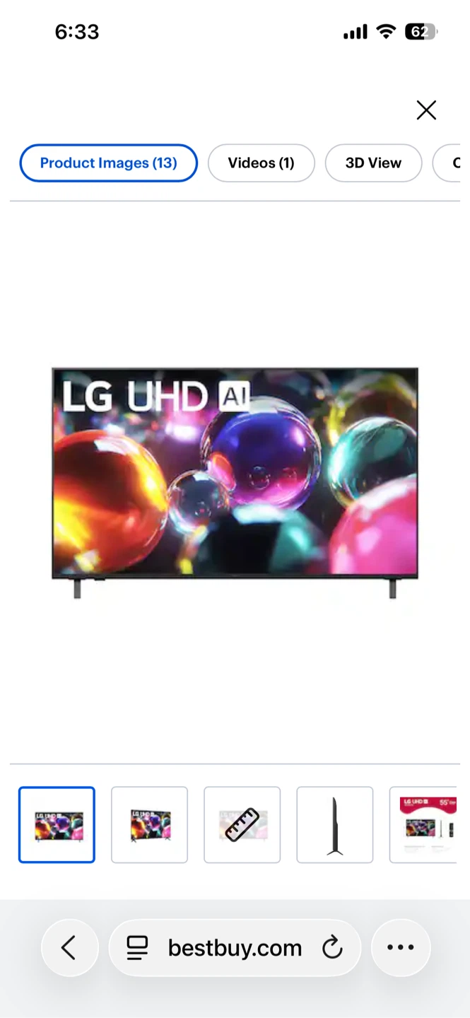 LG UHD 55-inch TV