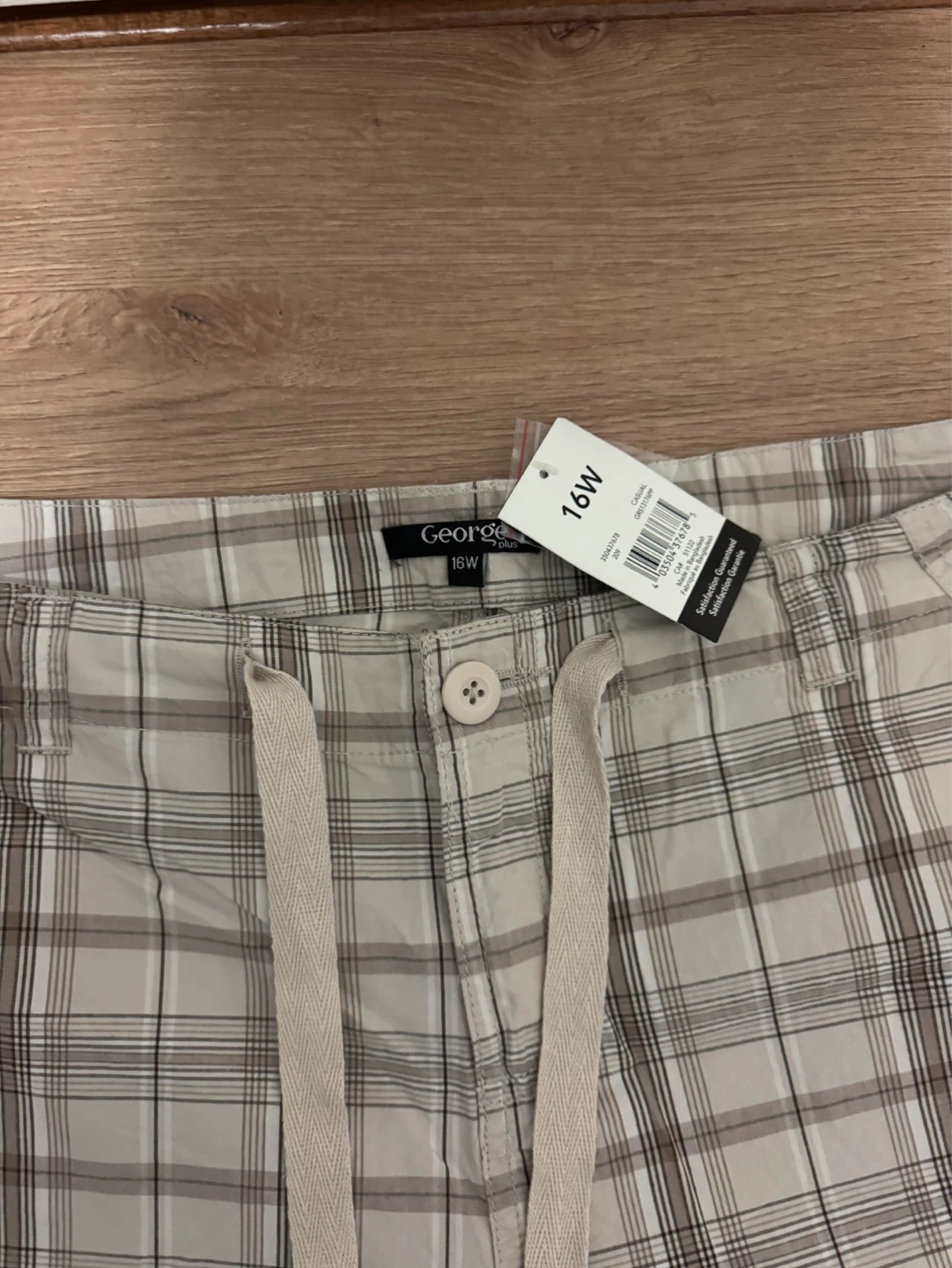 George Women's Plaid Capris Size 16W - photo 3