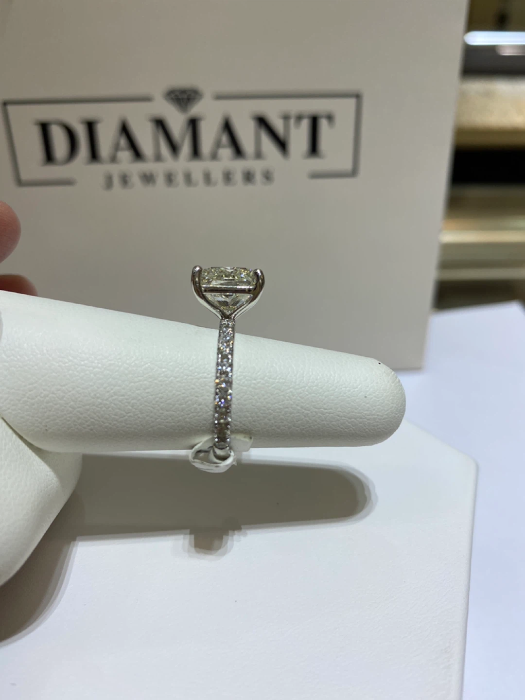 Diamant Jewellers Princess Cut Diamond Engagement Ring - photo 3