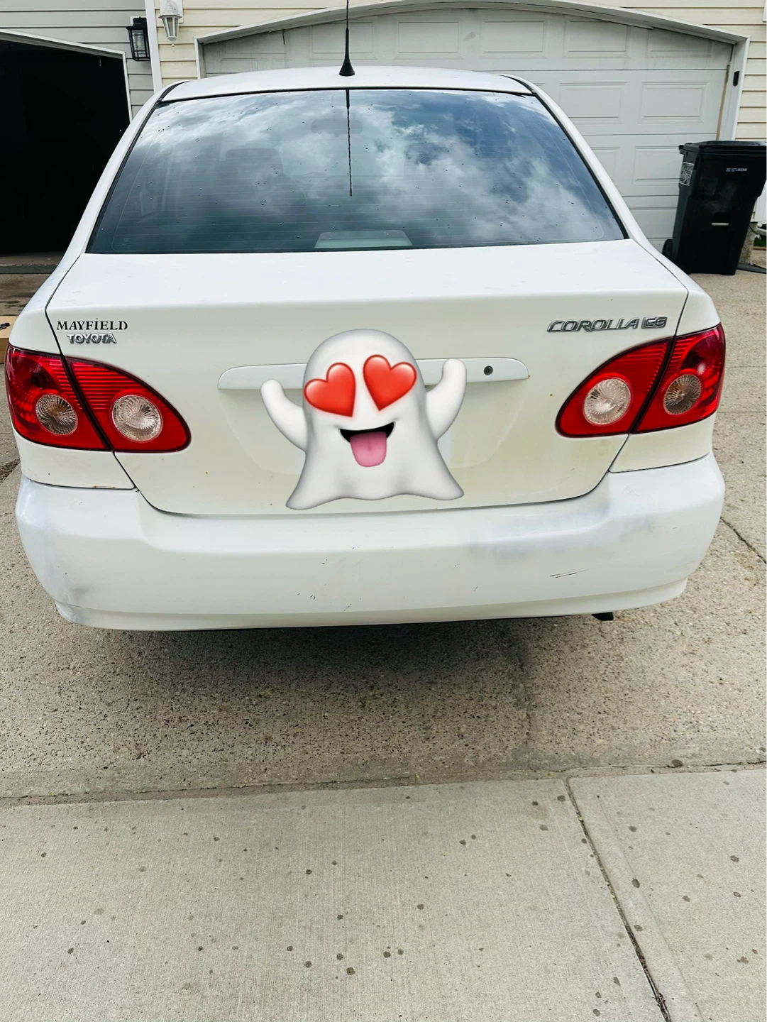 White Toyota Corolla Sedan 2008 Rebuilt status . - photo 3