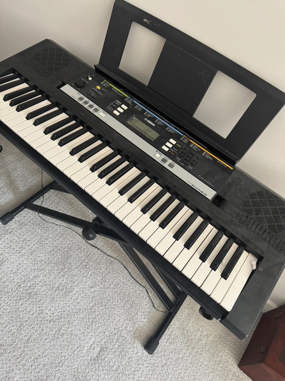 Yamaha PSRE243 Electronic Keyboard with Stand - photo 4