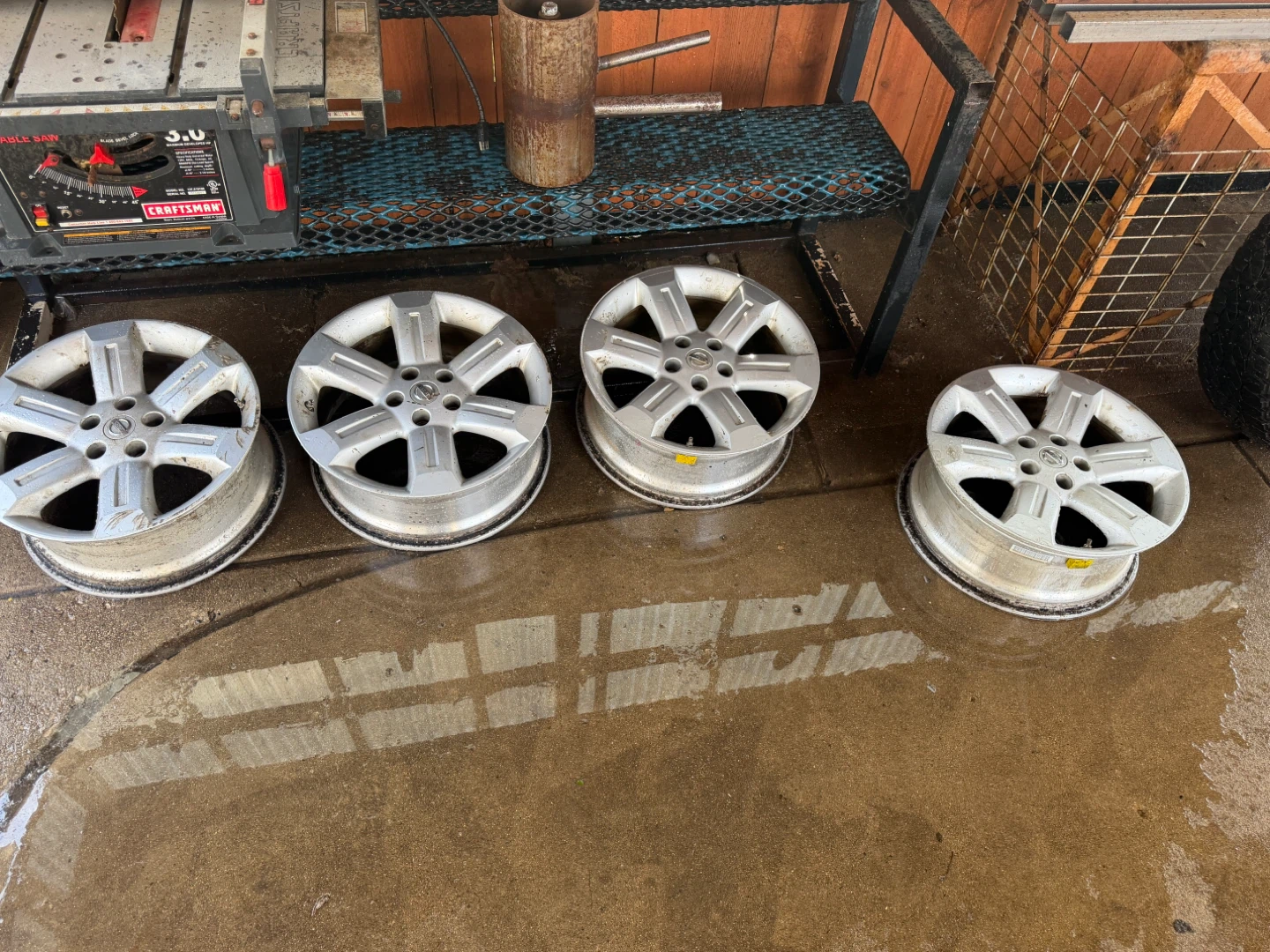 Nissan Alloy Wheels Set of 4 size 18 - photo 5