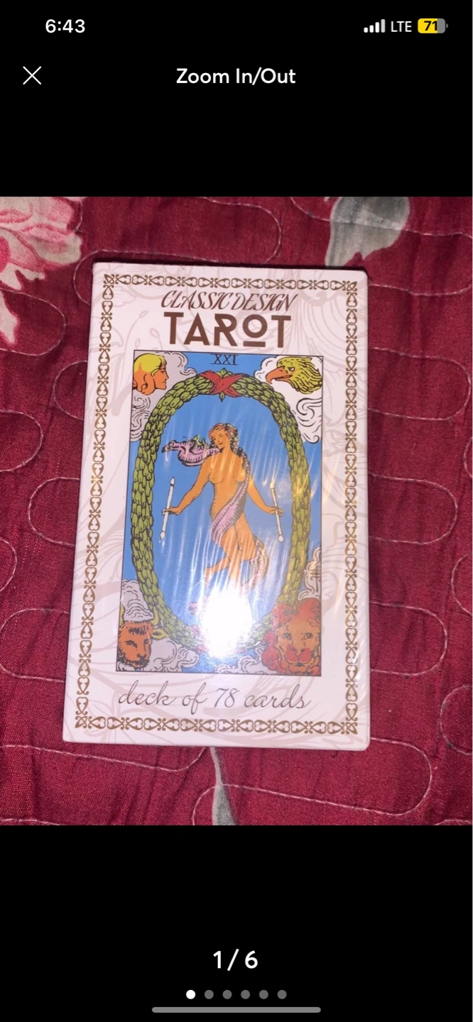 Classic Design Tarot Deck of 78 Cards